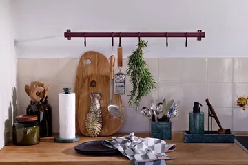 Stojak na ręcznik papierowy Marble - Zielony - Mette Ditmer