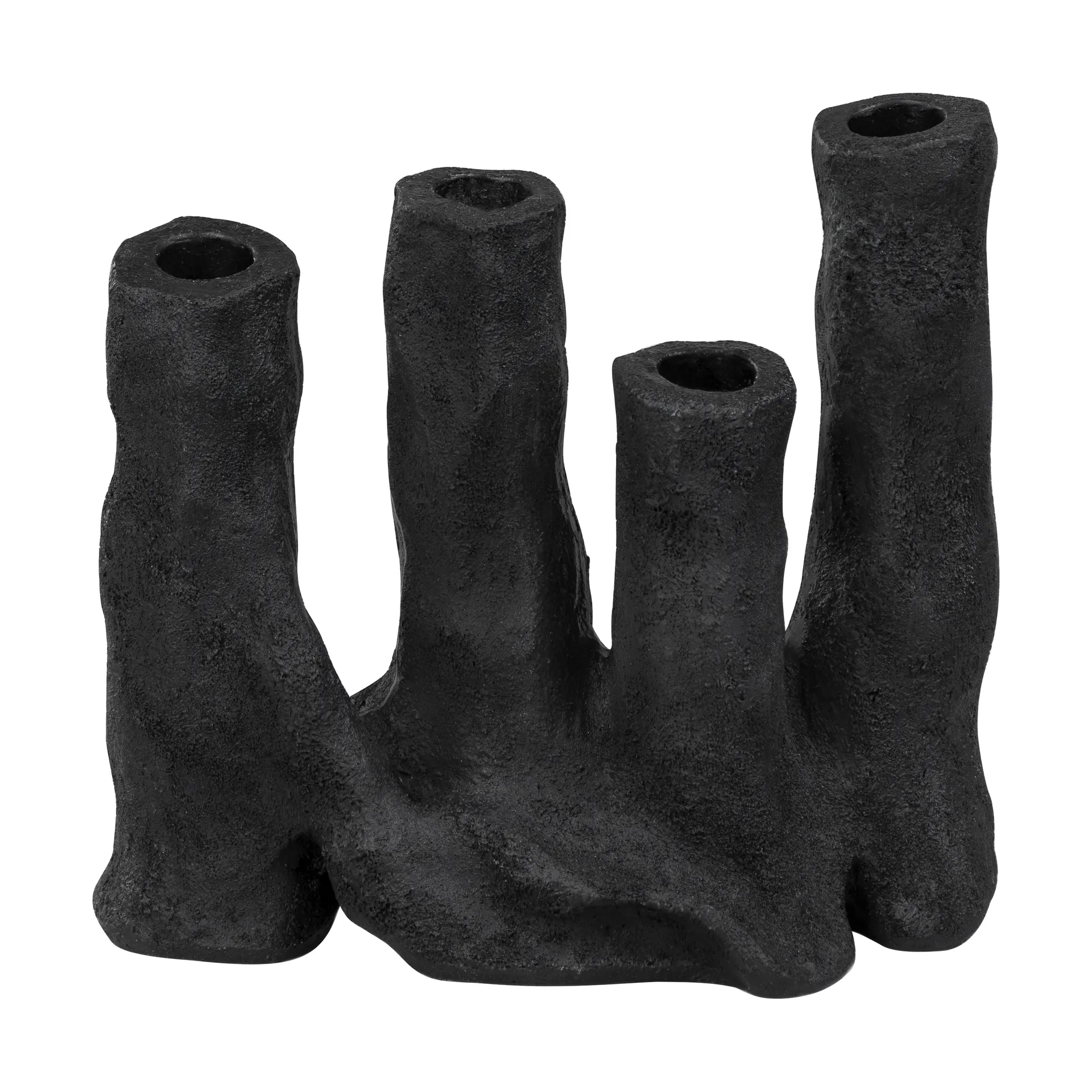 Świecznik Art piece four, Czarny Mette Ditmer