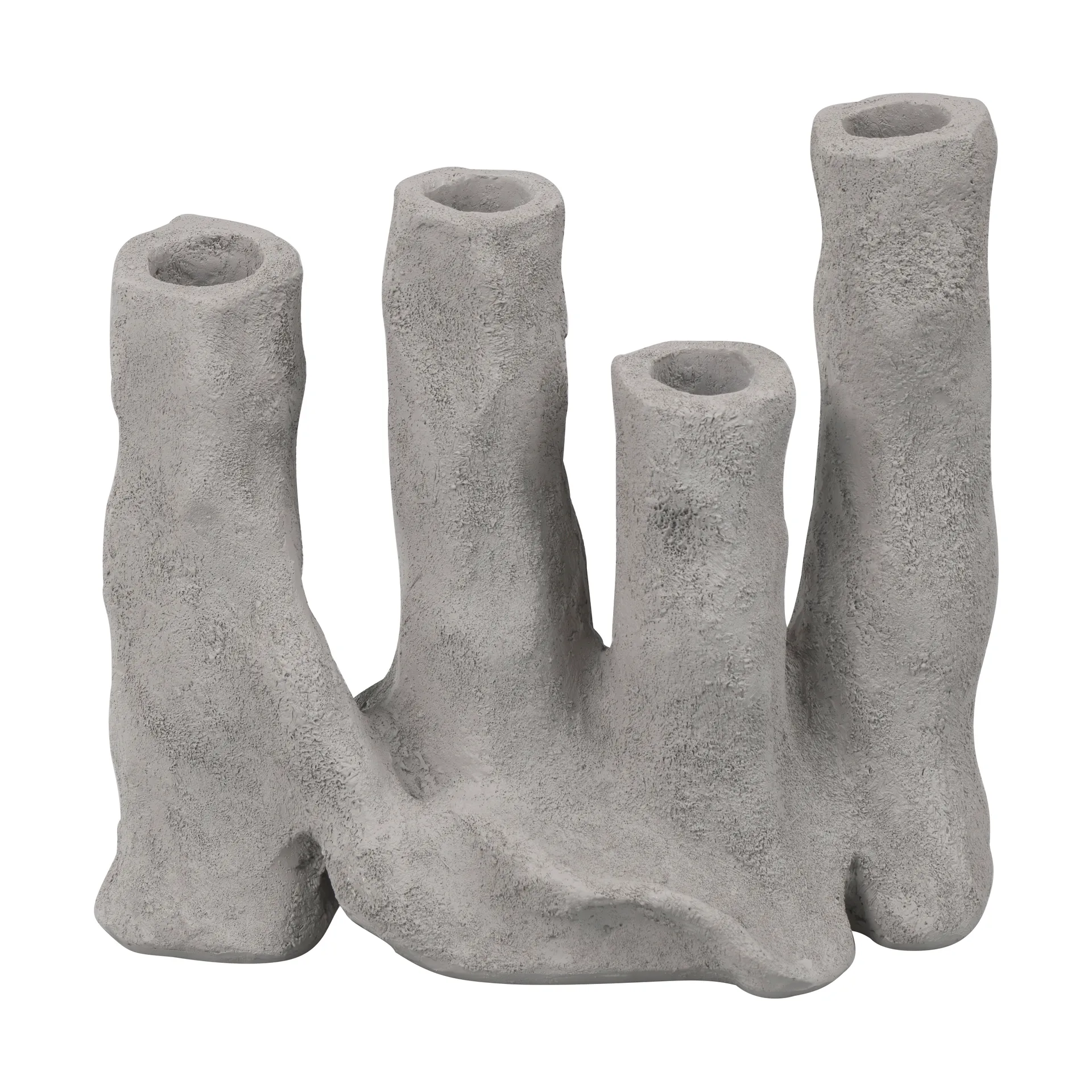 Świecznik Art piece four, Jasnoszary Mette Ditmer