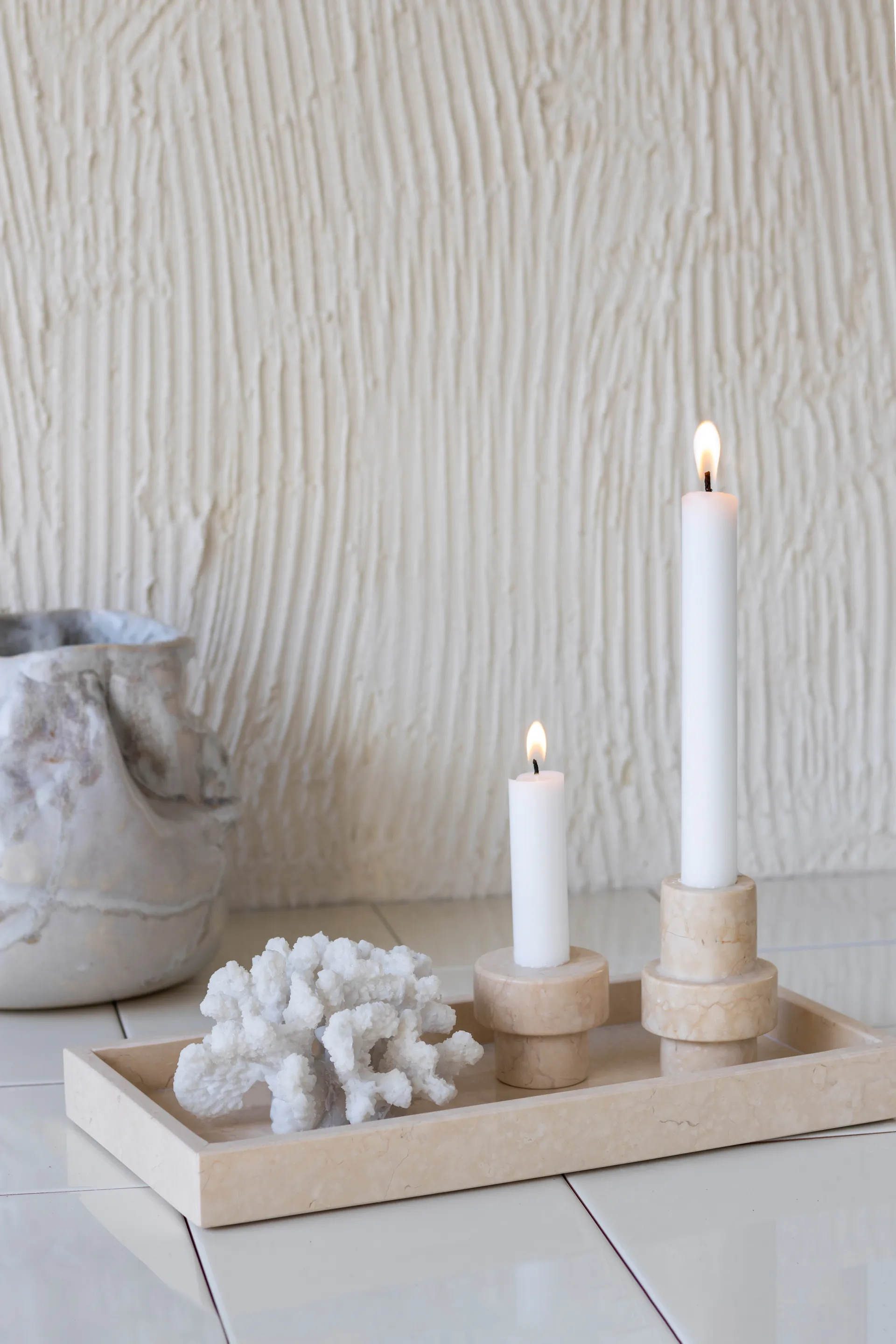 Świecznik Marble 5 cm, Sand Mette Ditmer