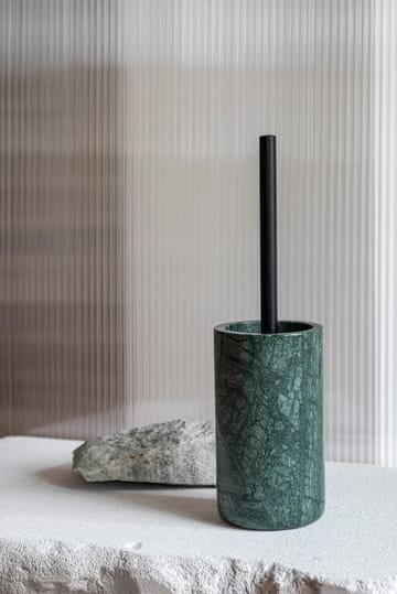 Szczotka toaletowa Marble 36 cm - Dark forest - Mette Ditmer