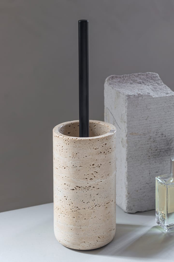 Szczotka toaletowa Travertine 36 cm, Linen Mette Ditmer