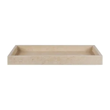 Taca dekoracyjna Marble 16x31 cm - Sand - Mette Ditmer