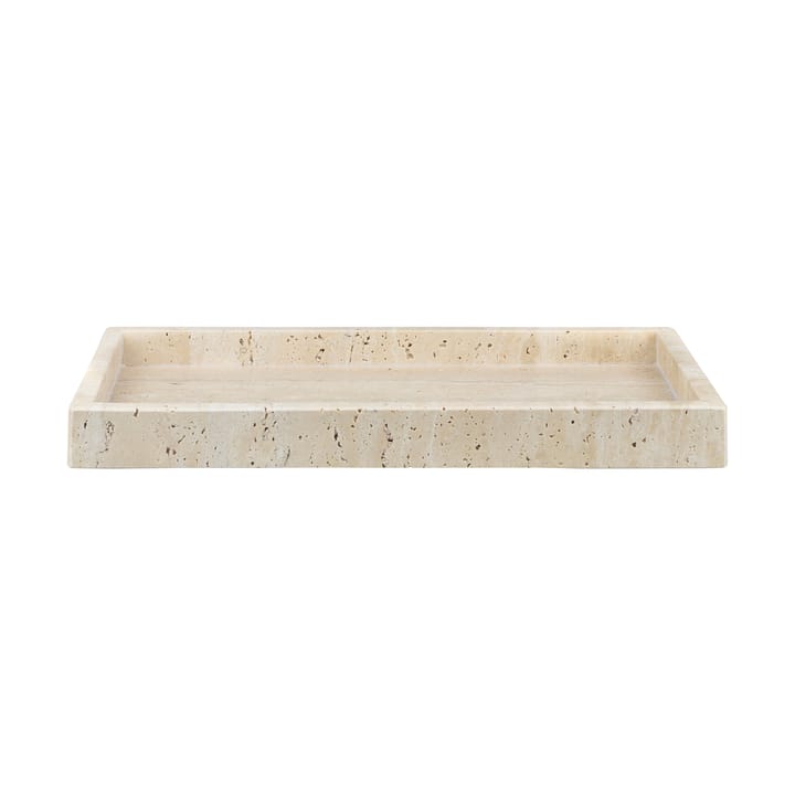 Taca dekoracyjna Travertine 16x31 cm - Linen - Mette Ditmer