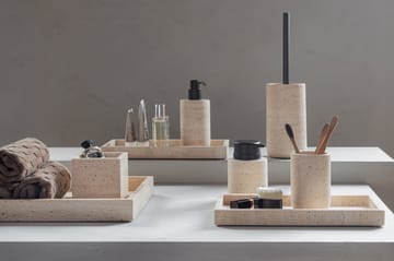 Taca dekoracyjna Travertine 16x31 cm - Linen - Mette Ditmer
