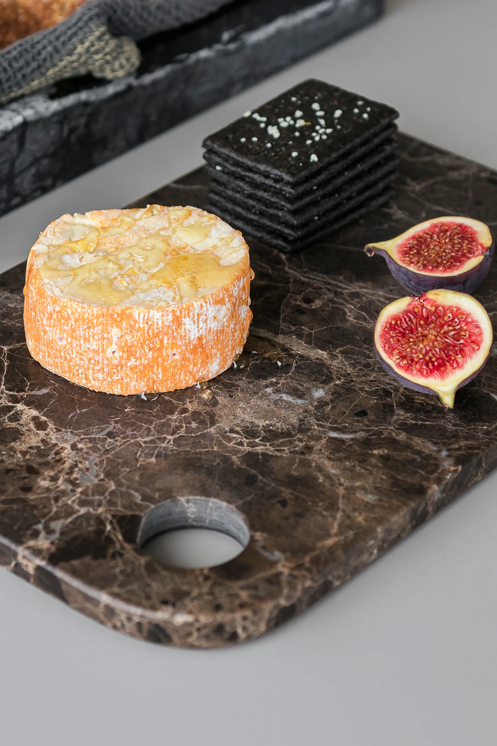 Taca do serwowania Marble Medium 20x30 cm, Brown Mette Ditmer