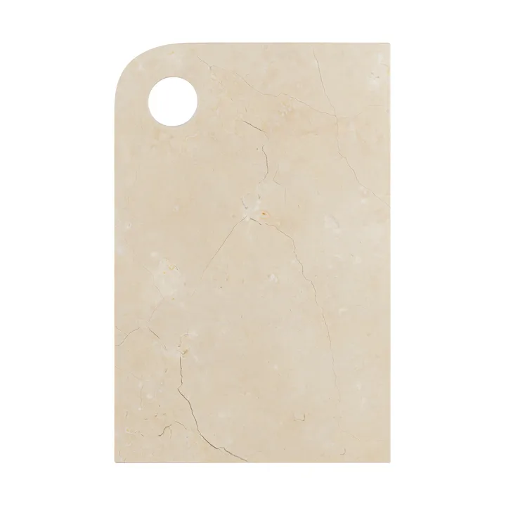Taca do serwowania Marble Medium 20x30 cm - Sand - Mette Ditmer