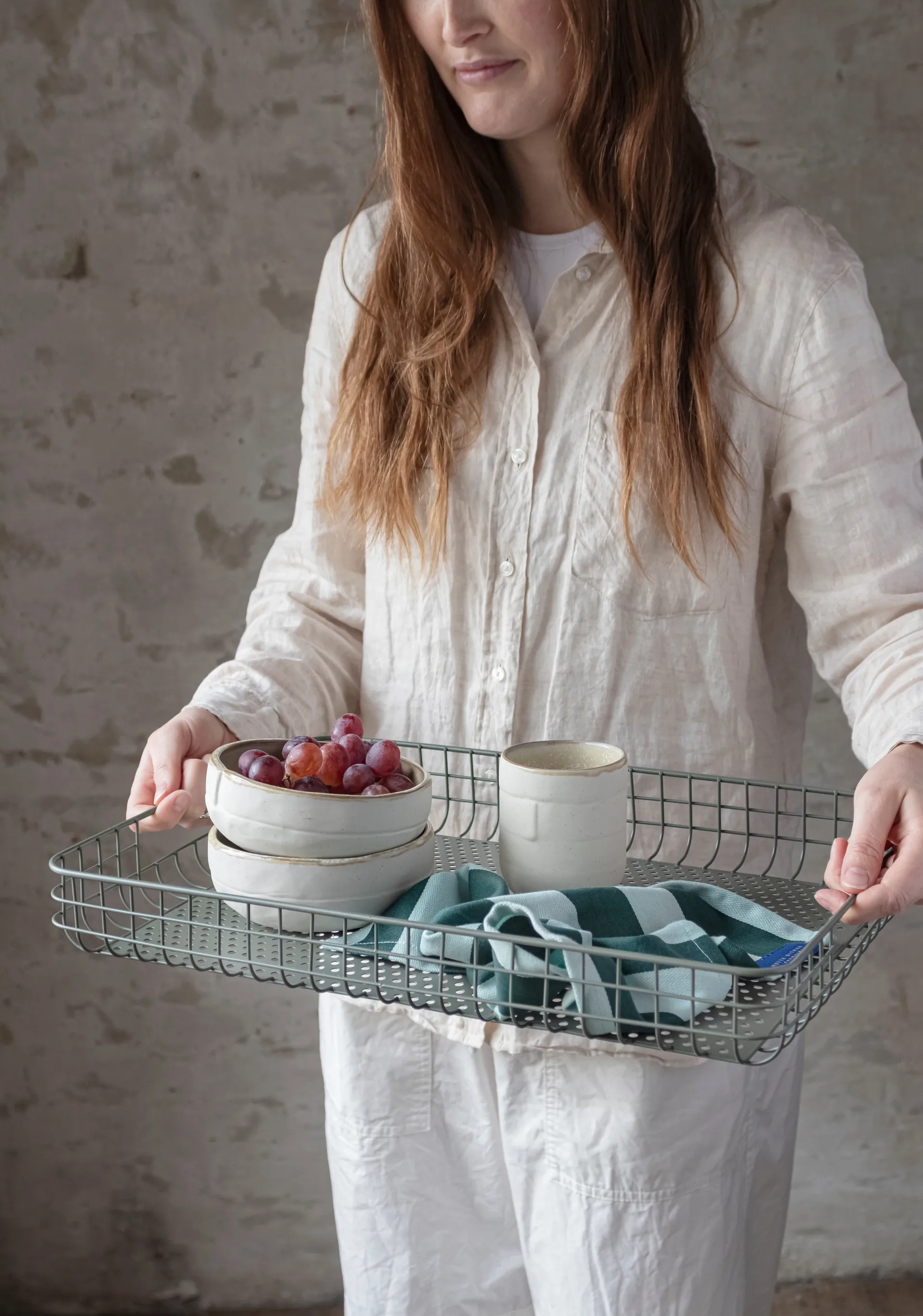 Taca Lift  33,5x45,5 cm, Thyme green Mette Ditmer