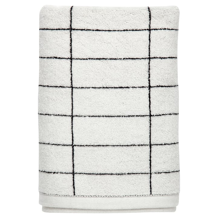 Tile Stone ręcznik kąpielowy 70x140 cm - Czarnobiały - Mette Ditmer