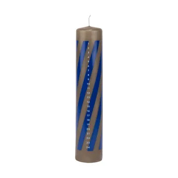 Twentyfour świeca kalendarzowa cm - Cobalt - Mette Ditmer
