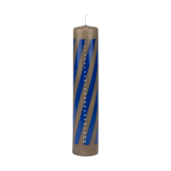 Twentyfour świeca kalendarzowa cm - Cobalt - Mette Ditmer