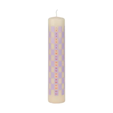 Twentyfour świeca kalendarzowa cm - Light lilac - Mette Ditmer