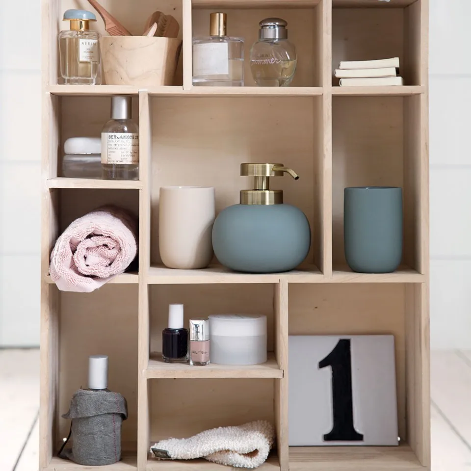 Uchwyt na szczoteczkę do zębów Lotus, piaskowy (biały) Mette Ditmer