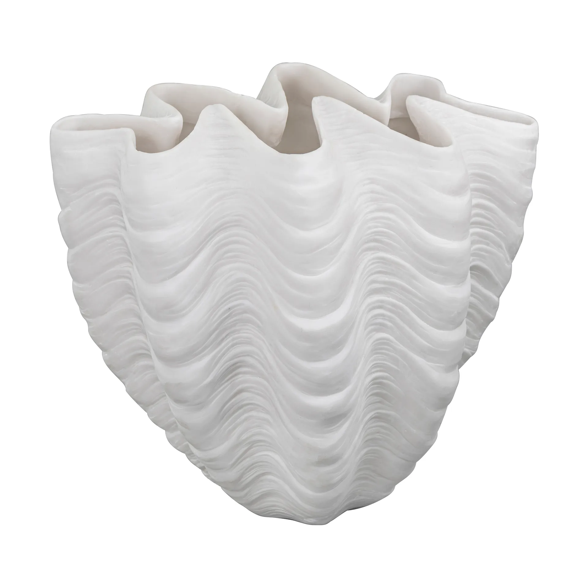 Wazon Shell, Duży, 30 cm, white Mette Ditmer