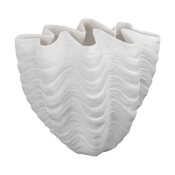 Wazon Shell - Duży, 30 cm, white - Mette Ditmer