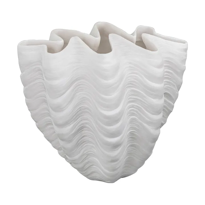 Wazon Shell - Duży, 30 cm, white - Mette Ditmer