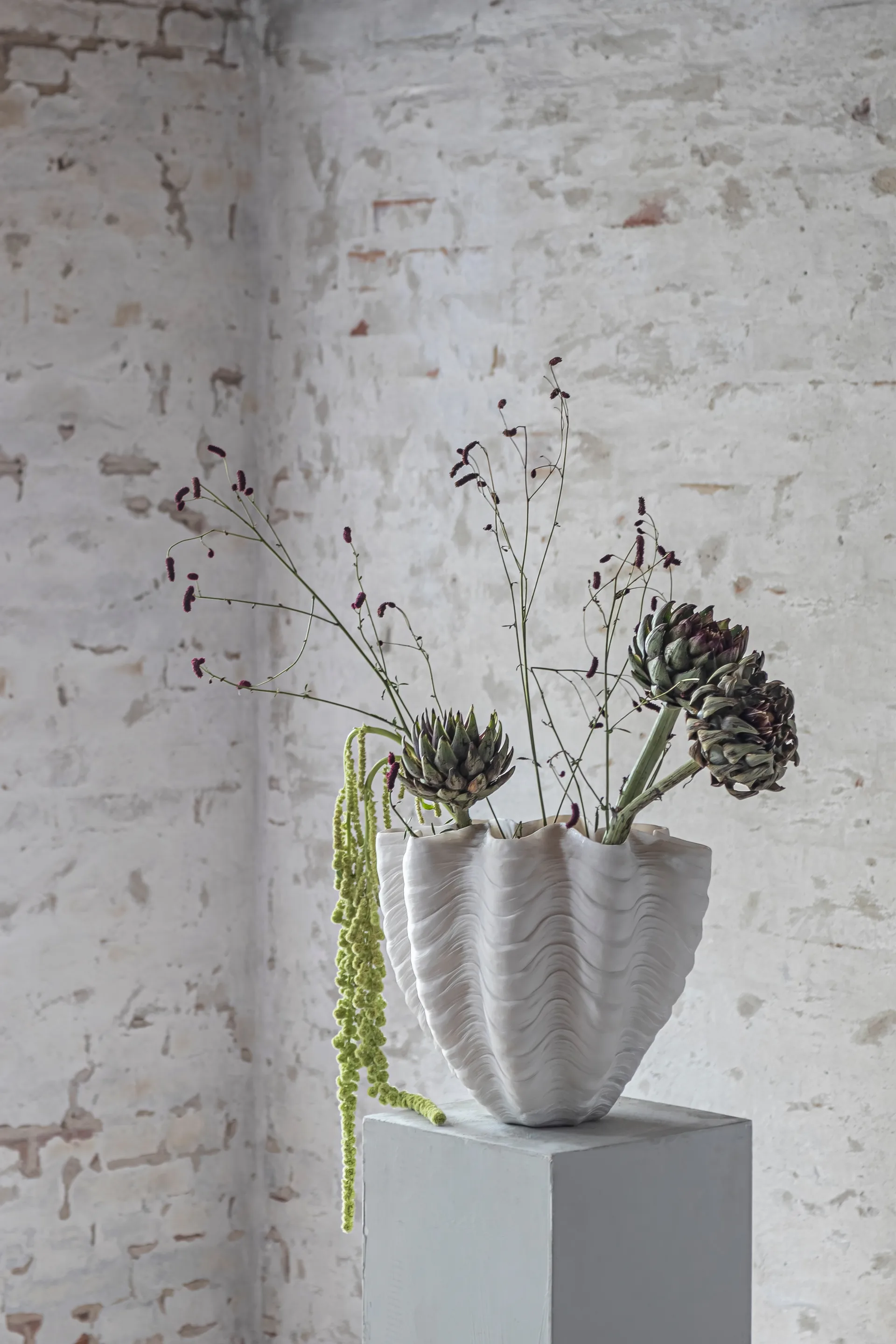 Wazon Shell, Duży, 30 cm Mette Ditmer