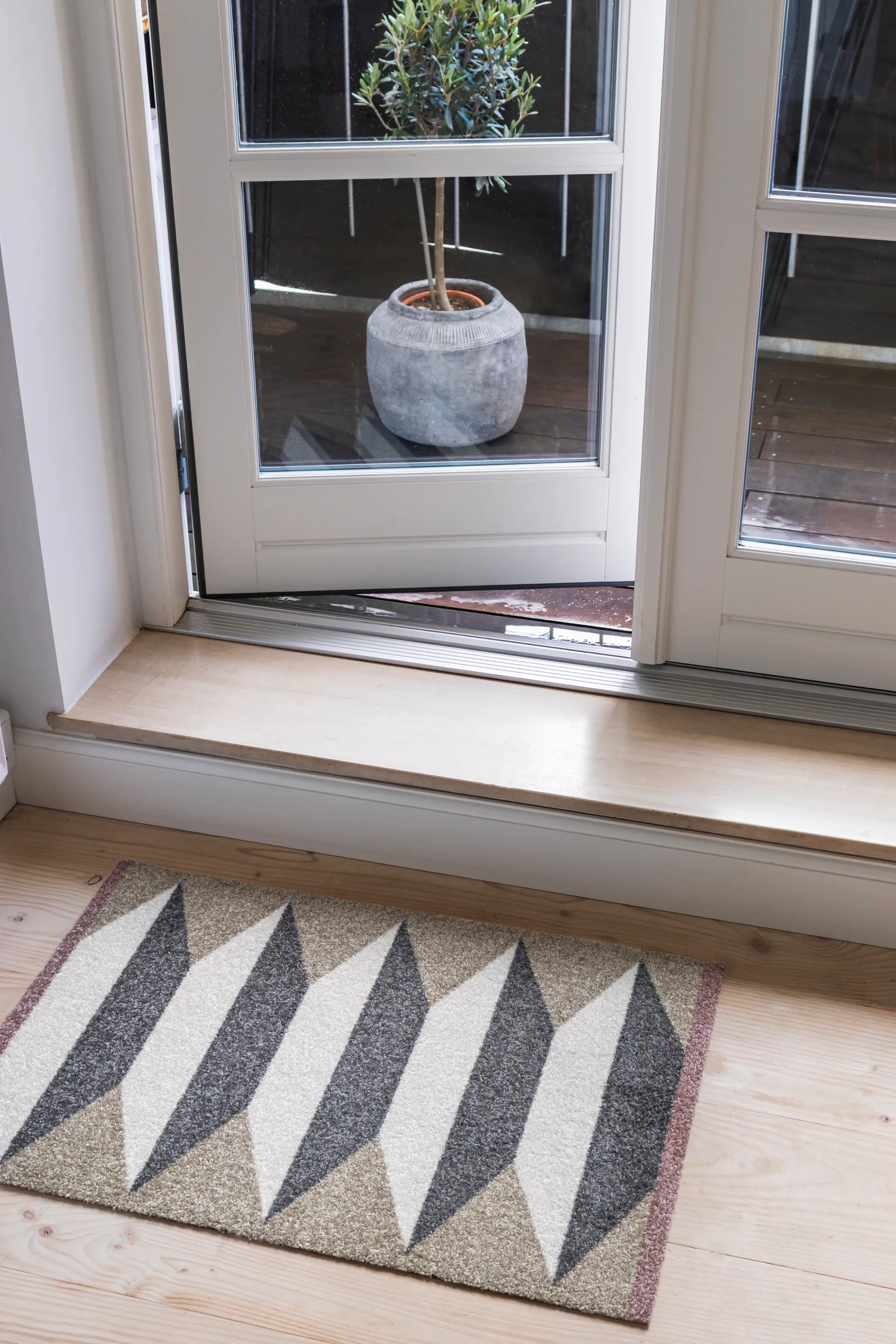 Wycieraczka Accordion all-round, Sand, 55x80 cm Mette Ditmer