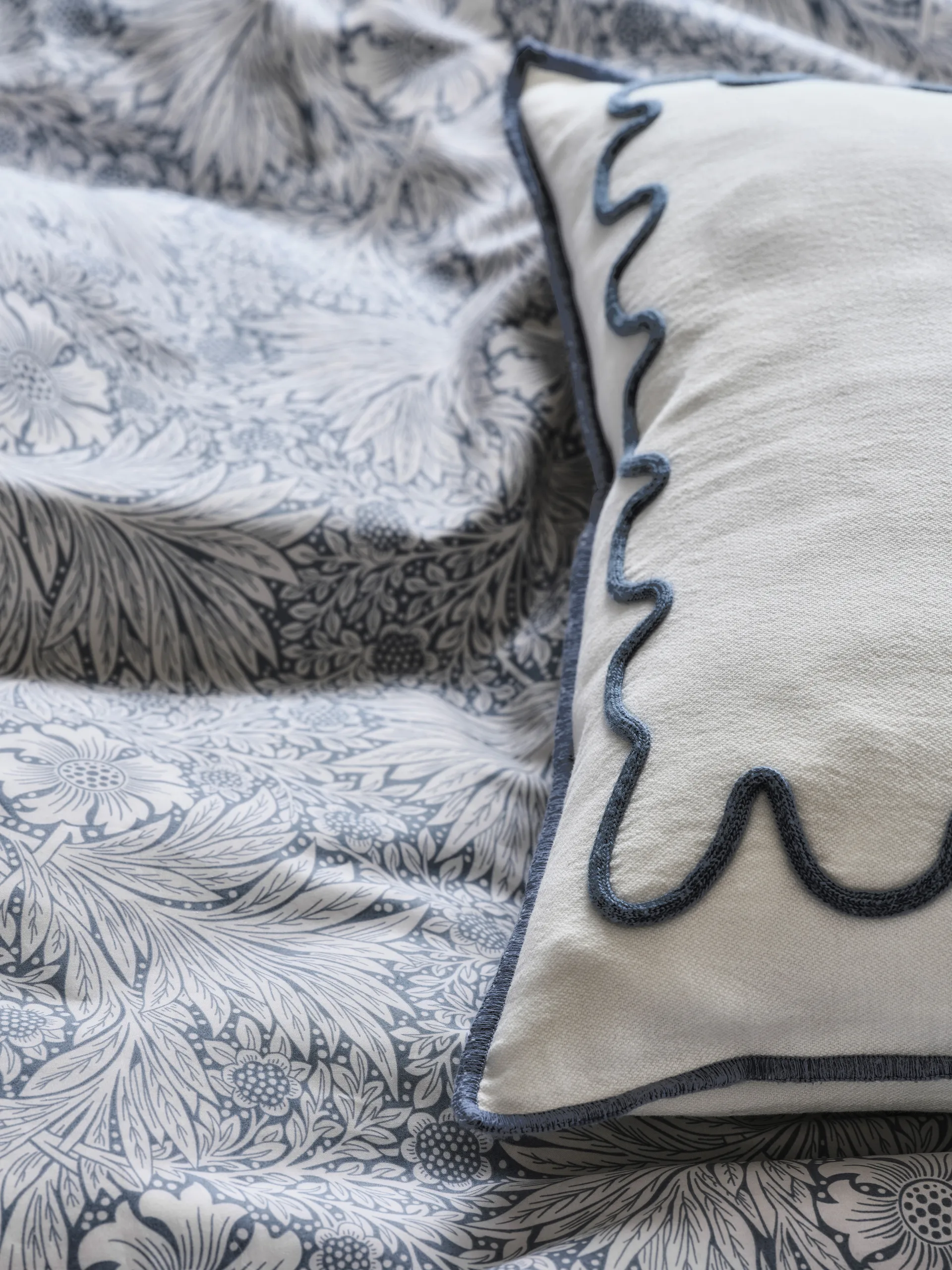 Cecina Poszewka na poduszkę, Niebieska, 50x50 cm Mille Notti