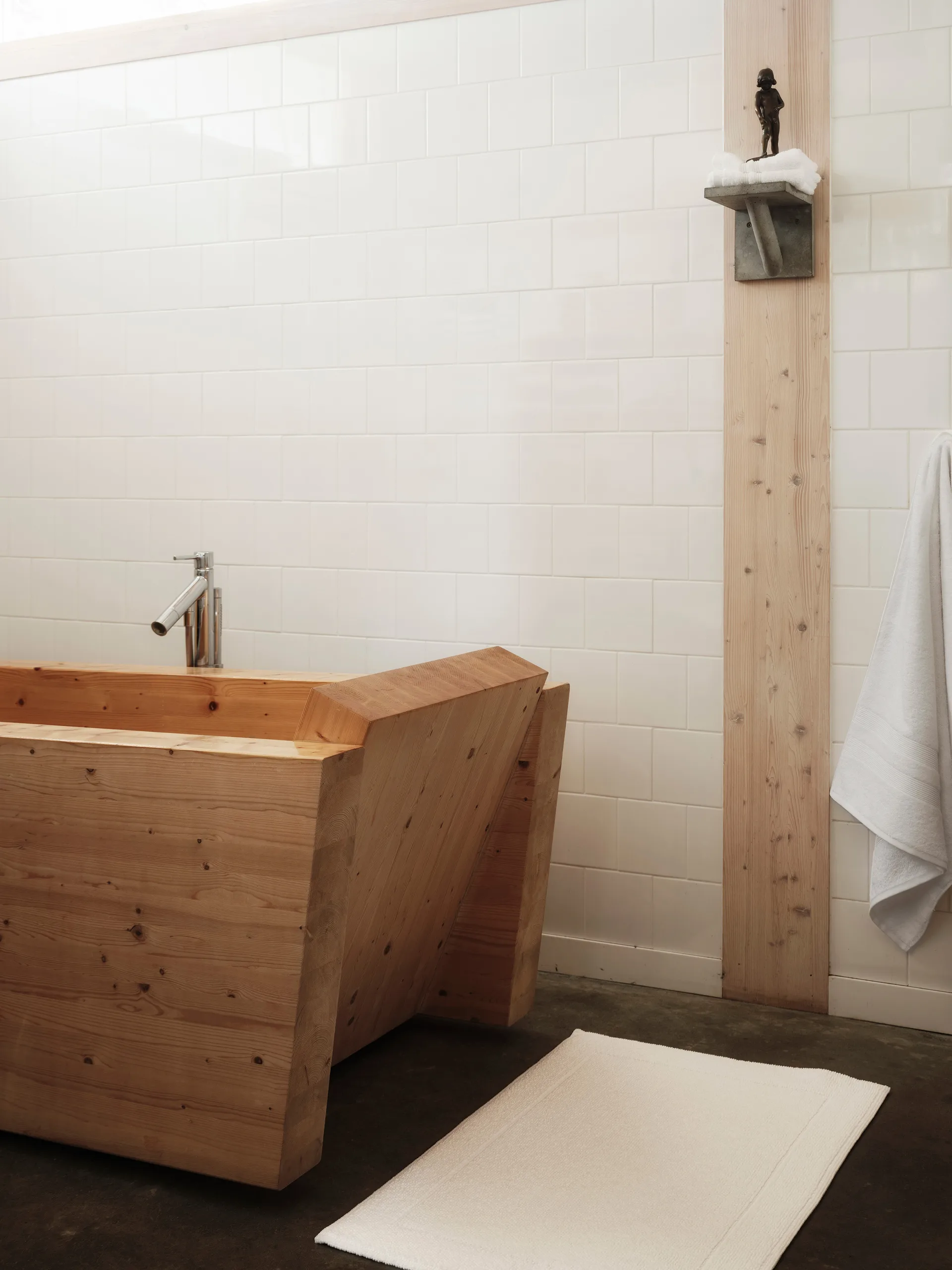 Dywan łazienkowy Portofino, Biały, 60x90 cm Mille Notti