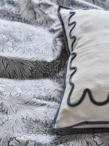 Morris & Co. Marigold Poszwa na kołdrę - Niebieska, 150x210 cm - Mille Notti