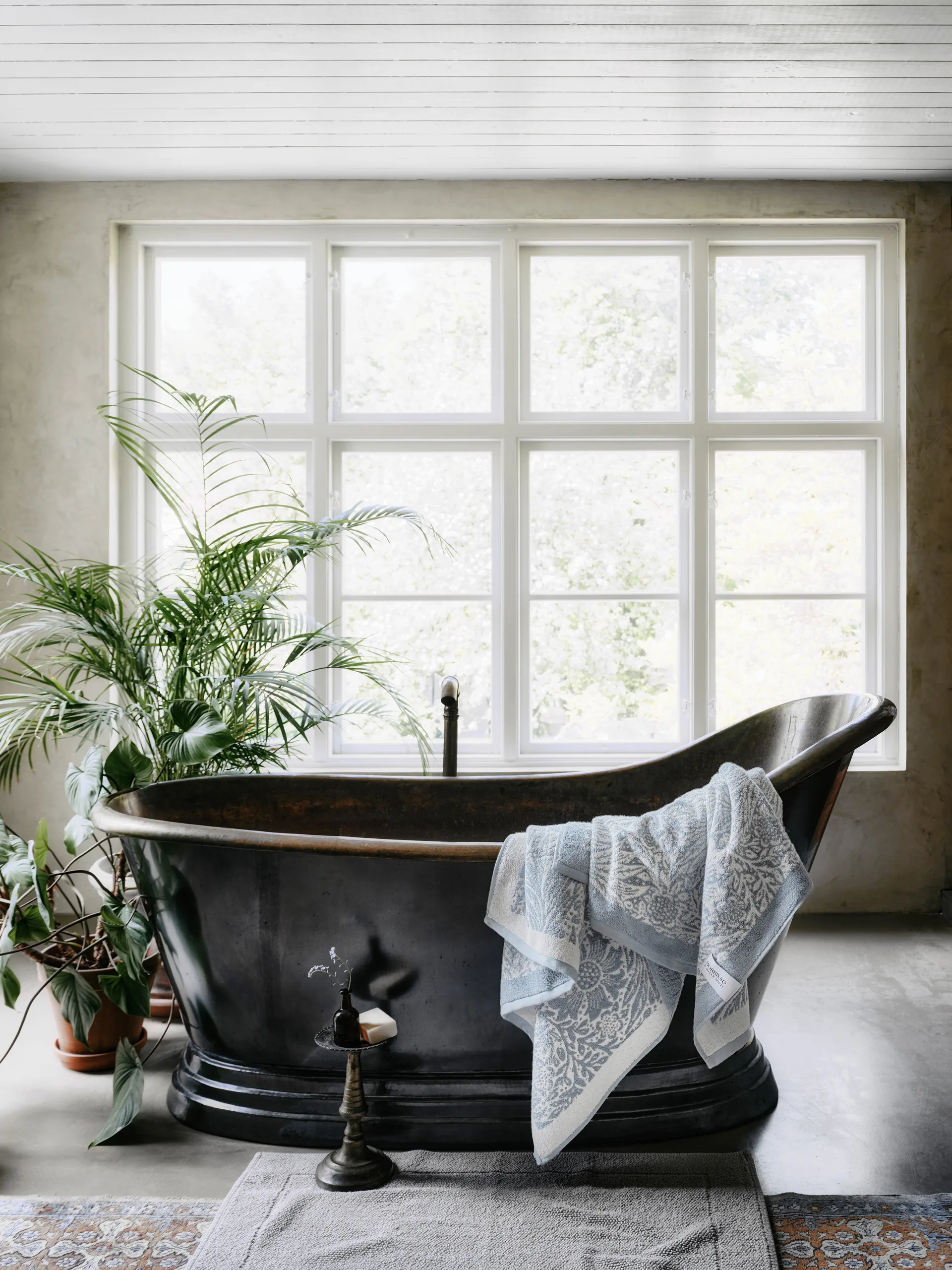 Morris & Co. Marigold Ręcznik EKO, Niebieski, 86x150 cm Mille Notti