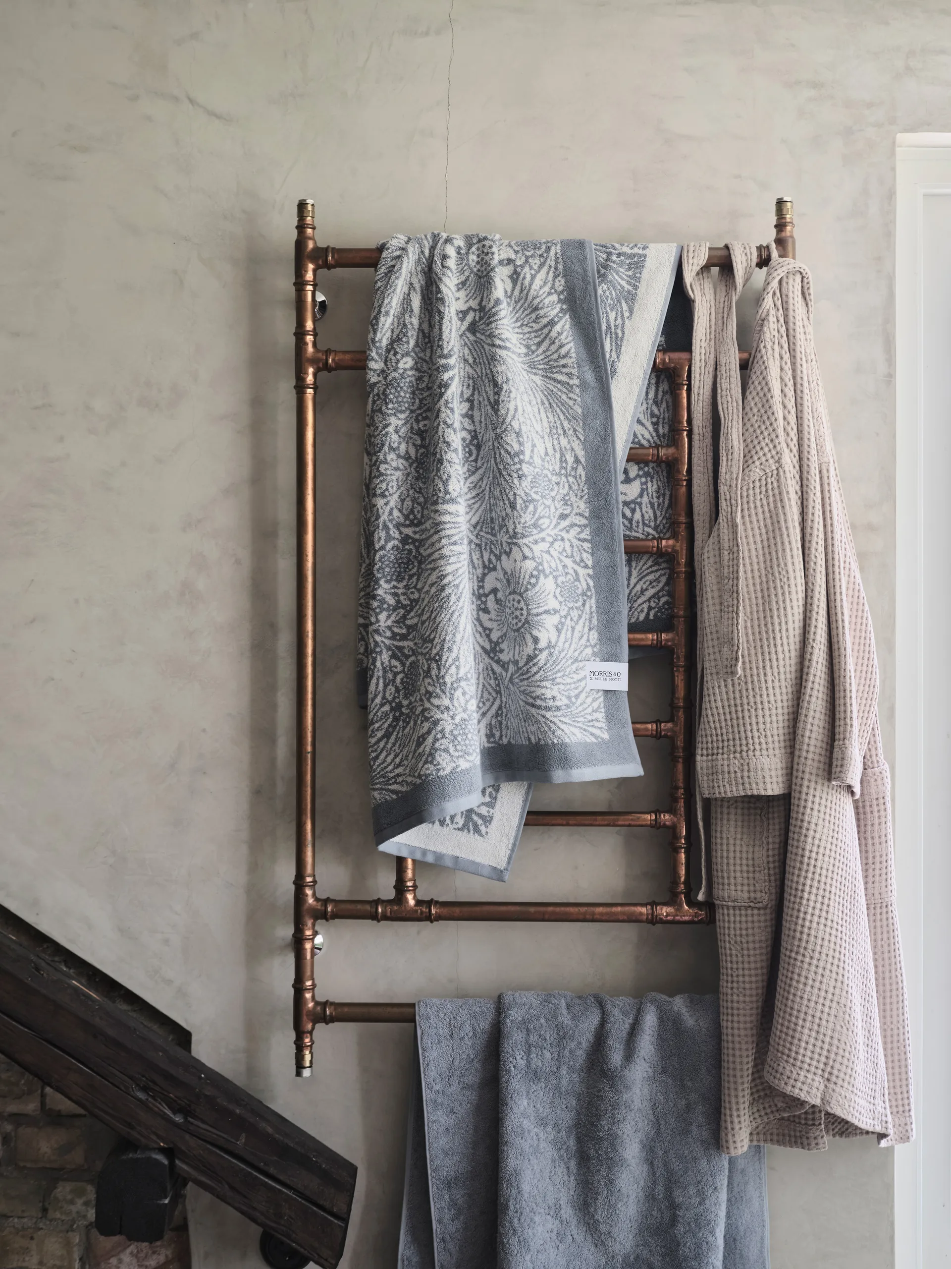 Morris & Co. Marigold Ręcznik EKO, Niebieski, 86x150 cm Mille Notti