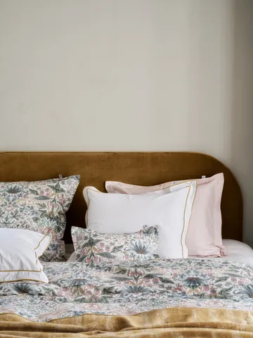 Morris & Co. Strawberry Thief Poszwa na kołdrę - Zielona 150x210 cm - Mille Notti