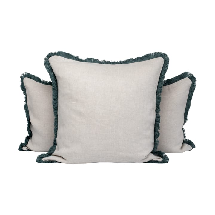 Pienza poszewka na poduszkę - Bezowy-Zielony, 50x50 cm - Mille Notti