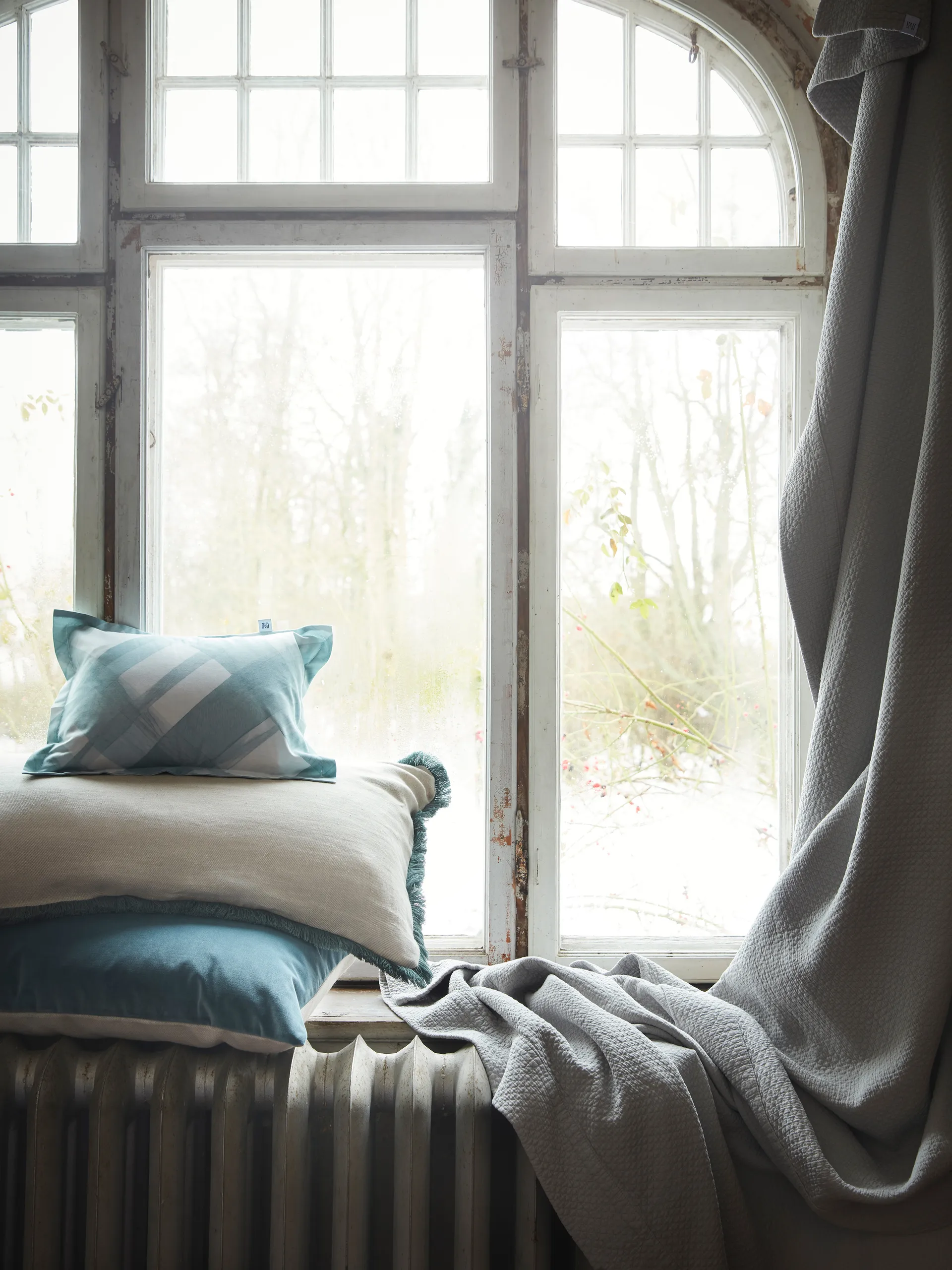 Pienza poszewka na poduszkę, Bezowy-Zielony, 50x50 cm Mille Notti