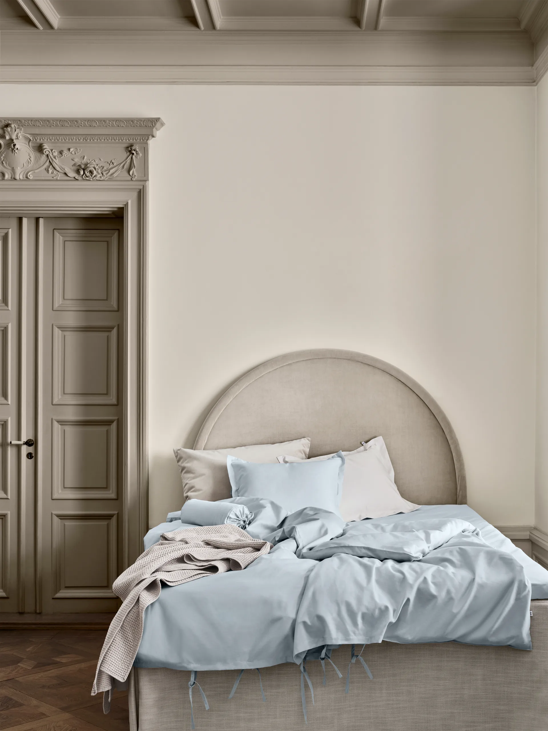 Poszewka na poduszkę Satina plain, Jasnoniebieski, 50x90 cm Mille Notti