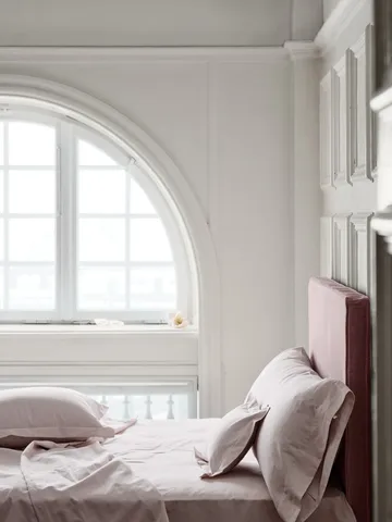 Poszewka na poduszkę Satina plain - Różowy, 50x60 cm - Mille Notti