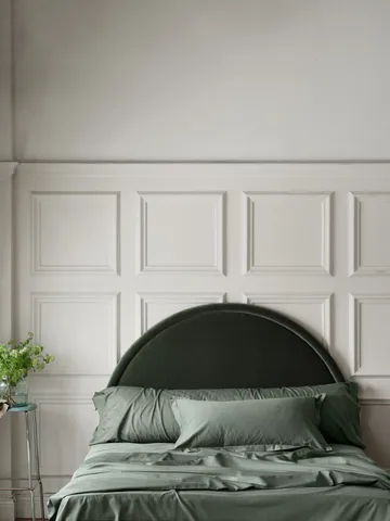 Poszewka na poduszkę Satina plain - Zielony, 50x90 cm - Mille Notti