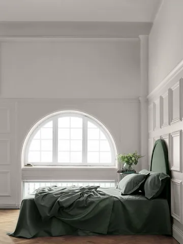 Poszewka na poduszkę Satina plain - Zielony, 50x90 cm - Mille Notti