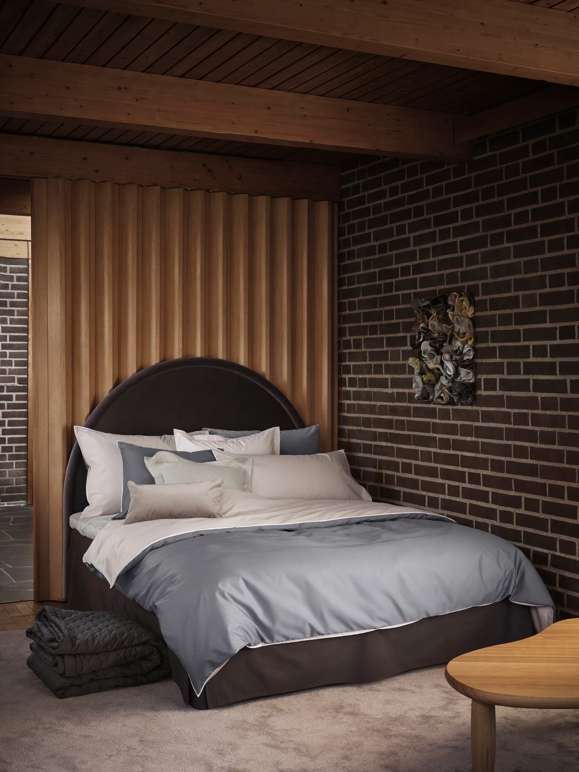 Poszwa na kołdrę Duetto, Szary, 150x210cm Mille Notti