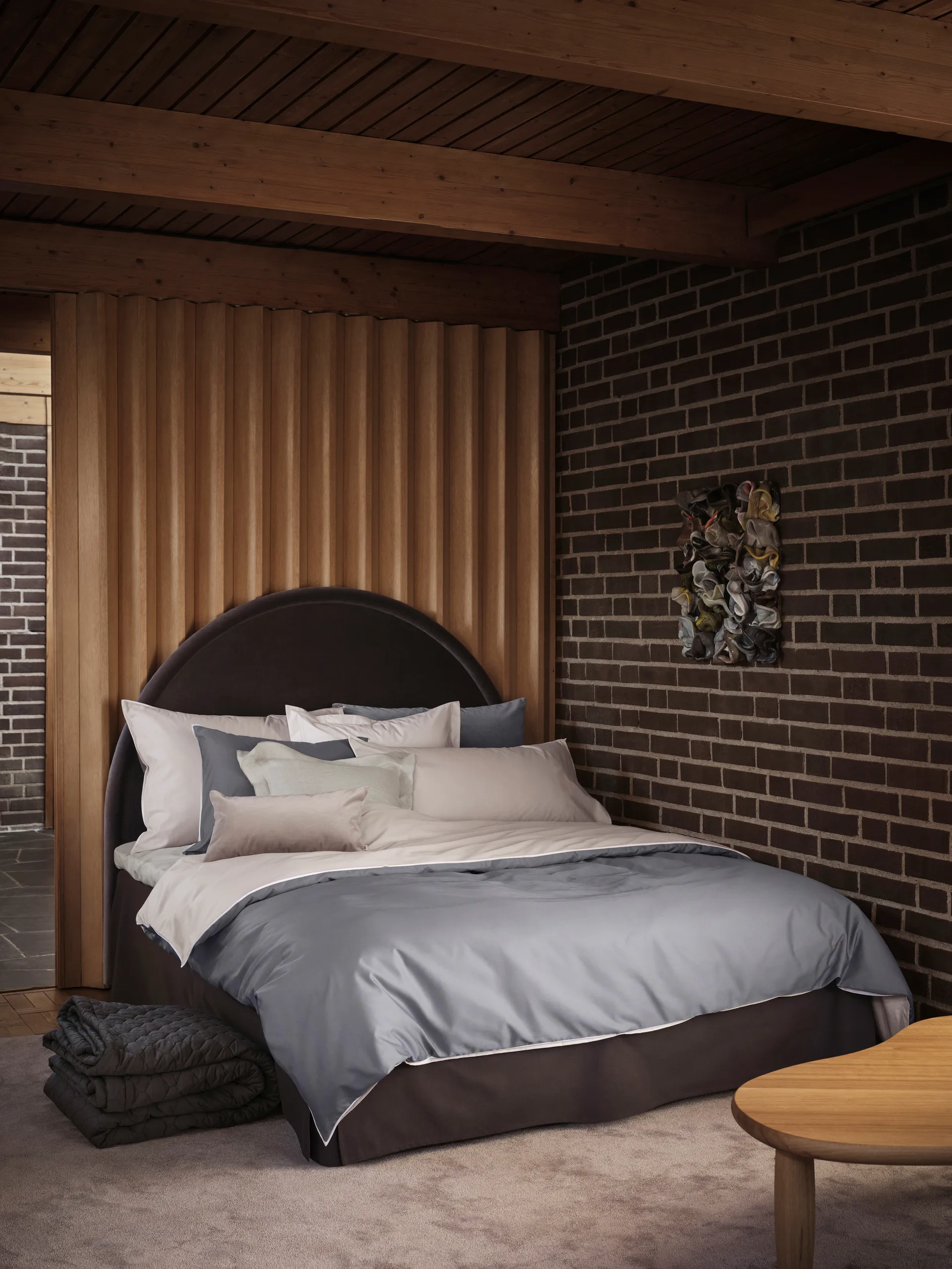 Poszwa na kołdrę Duetto, Szary, 150x210cm Mille Notti