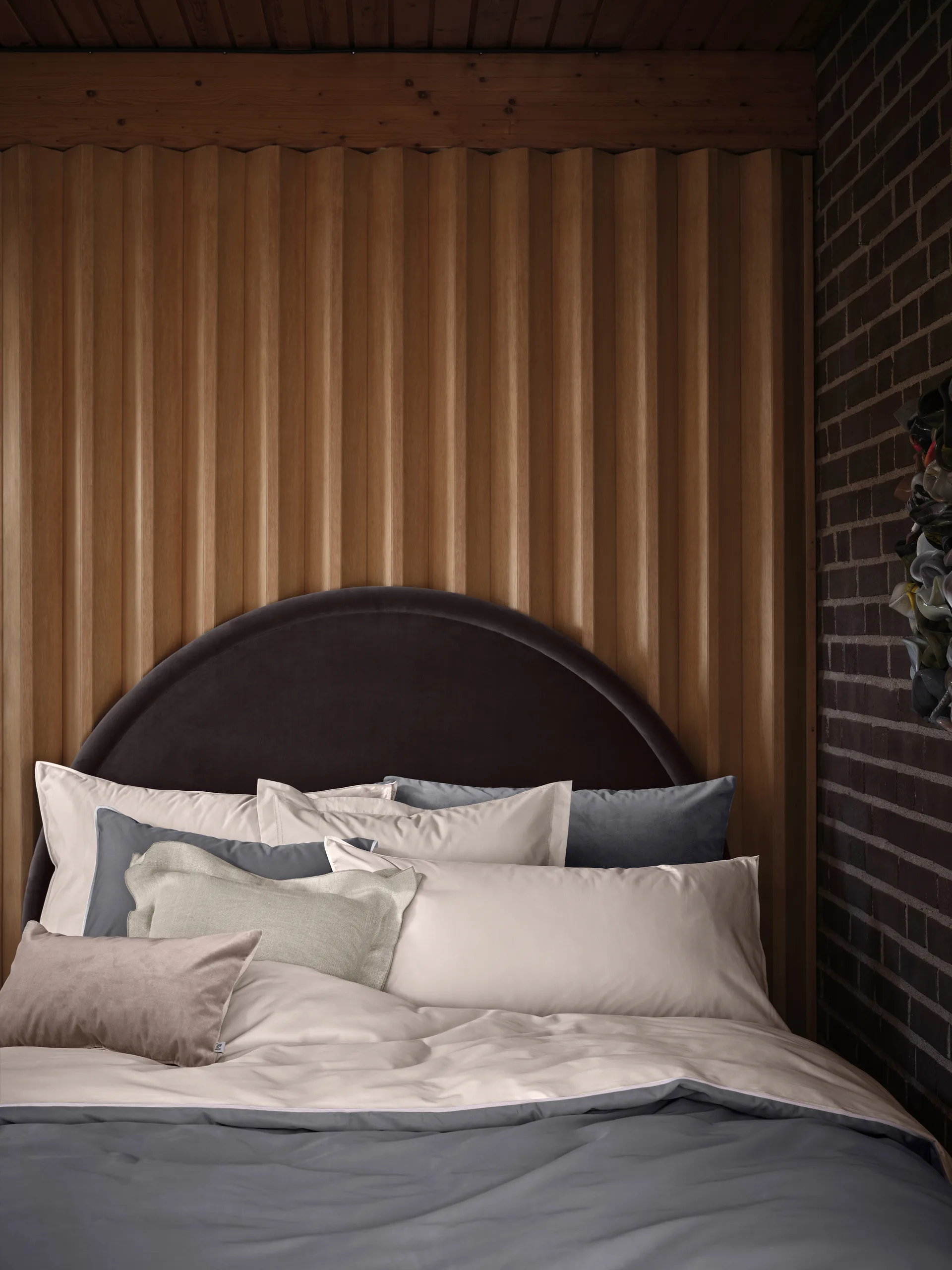 Poszwa na kołdrę Duetto, Szary, 150x210cm Mille Notti