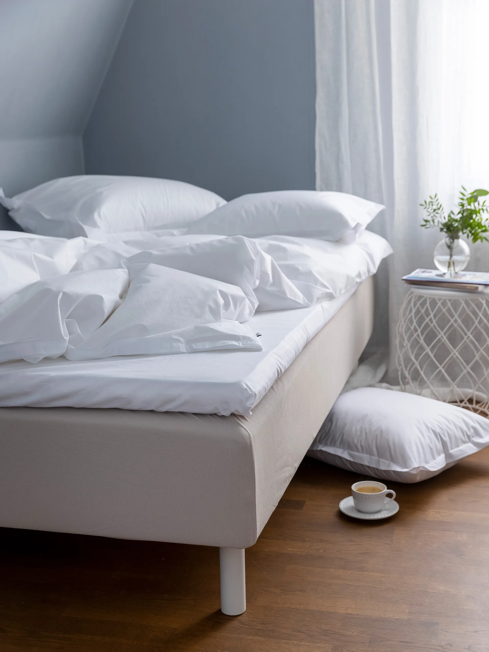 Pousada Percale poszwa na kołdrę, Biały, 220x220 cm Mille Notti