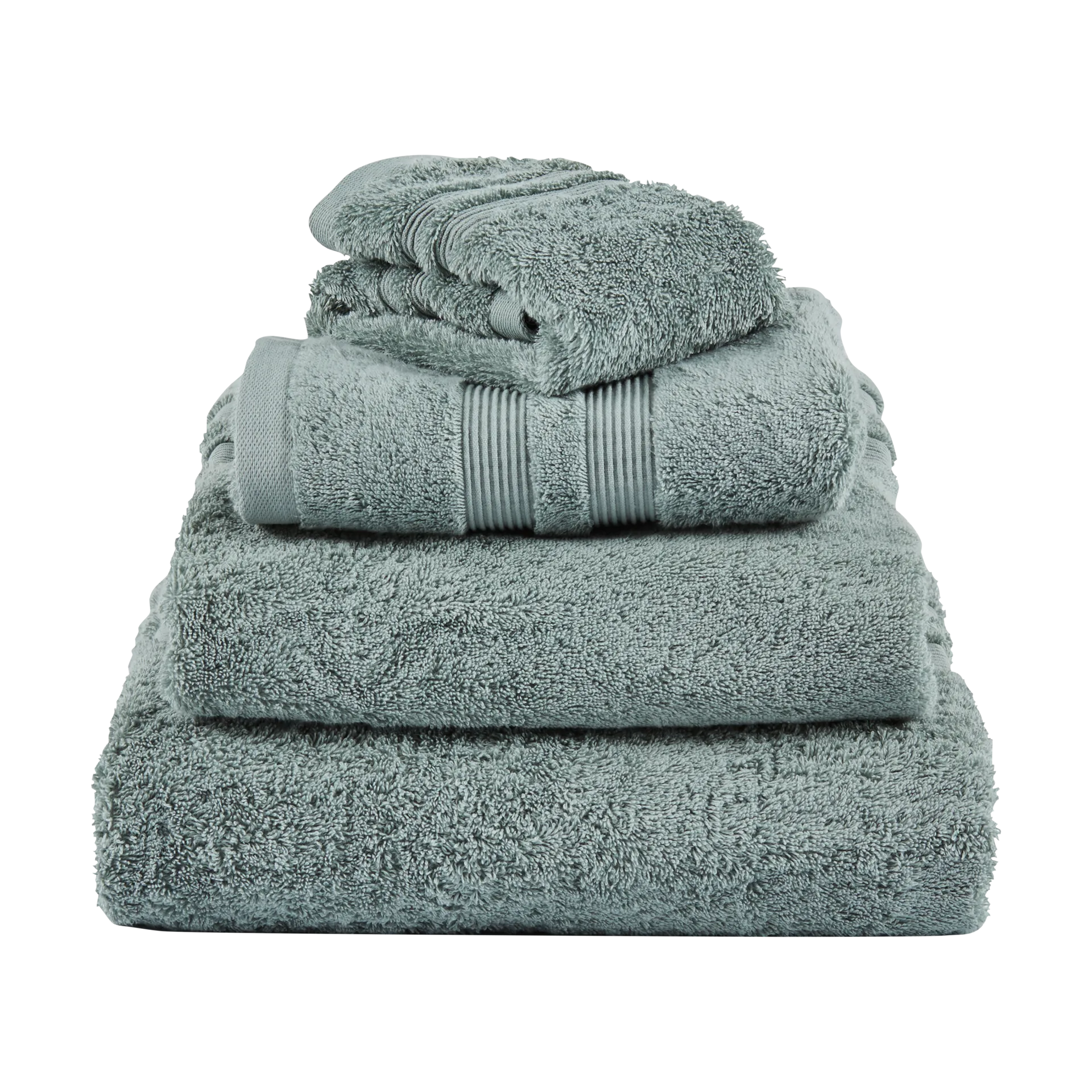 Ręcznik Fontana ECO, Szaryzielony, 30x50 cm Mille Notti