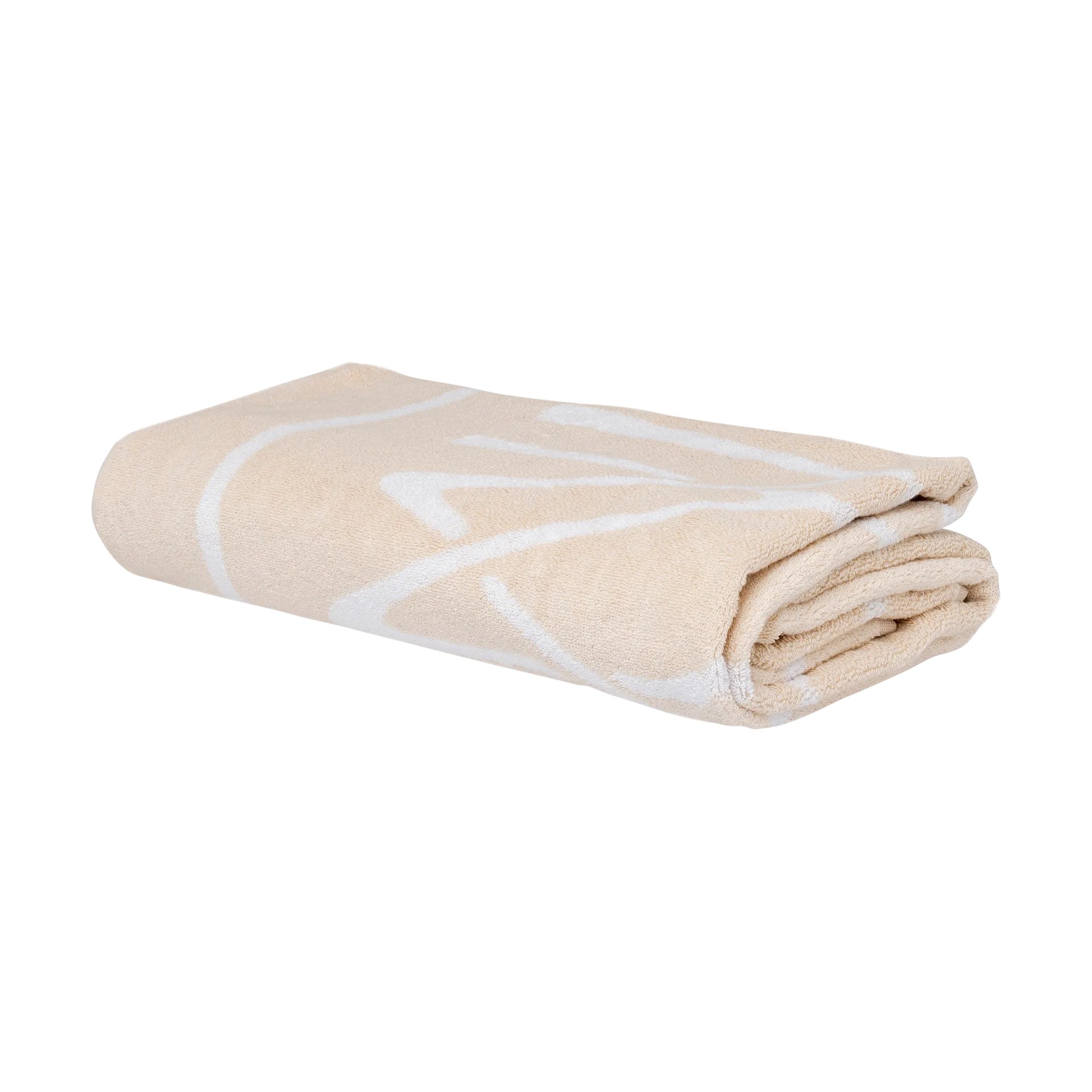 Ręcznik plażowy Elba ECO, Ivory-Biały, 86x180 cm Mille Notti