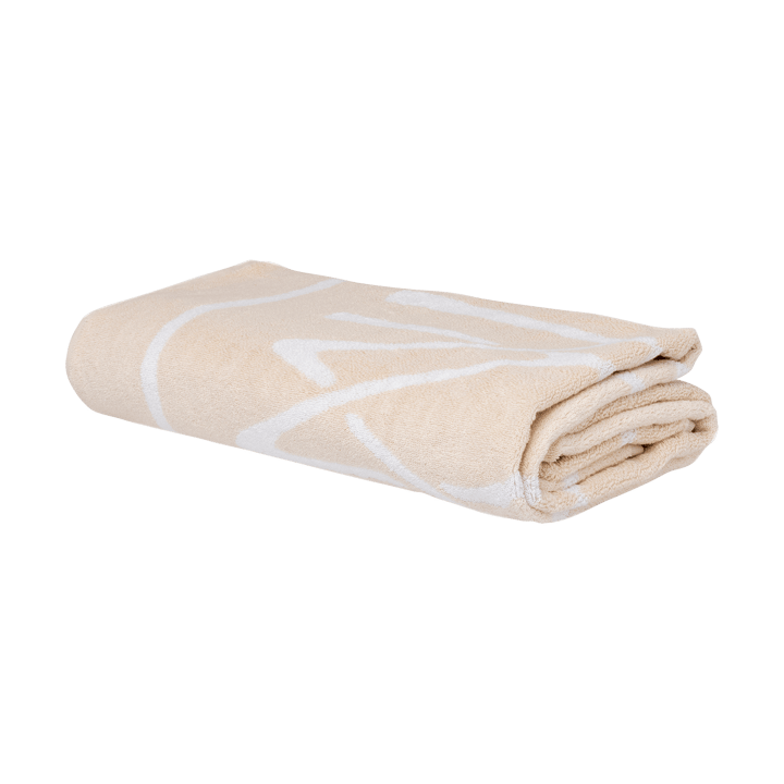 Ręcznik plażowy Elba ECO - Ivory-Biały, 86x180 cm - Mille Notti