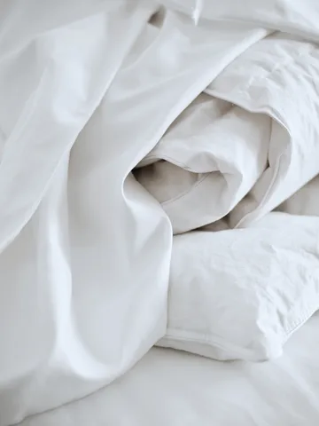 Satina poszewka na poduszkę EKO - Biały, 50x60 cm - Mille Notti