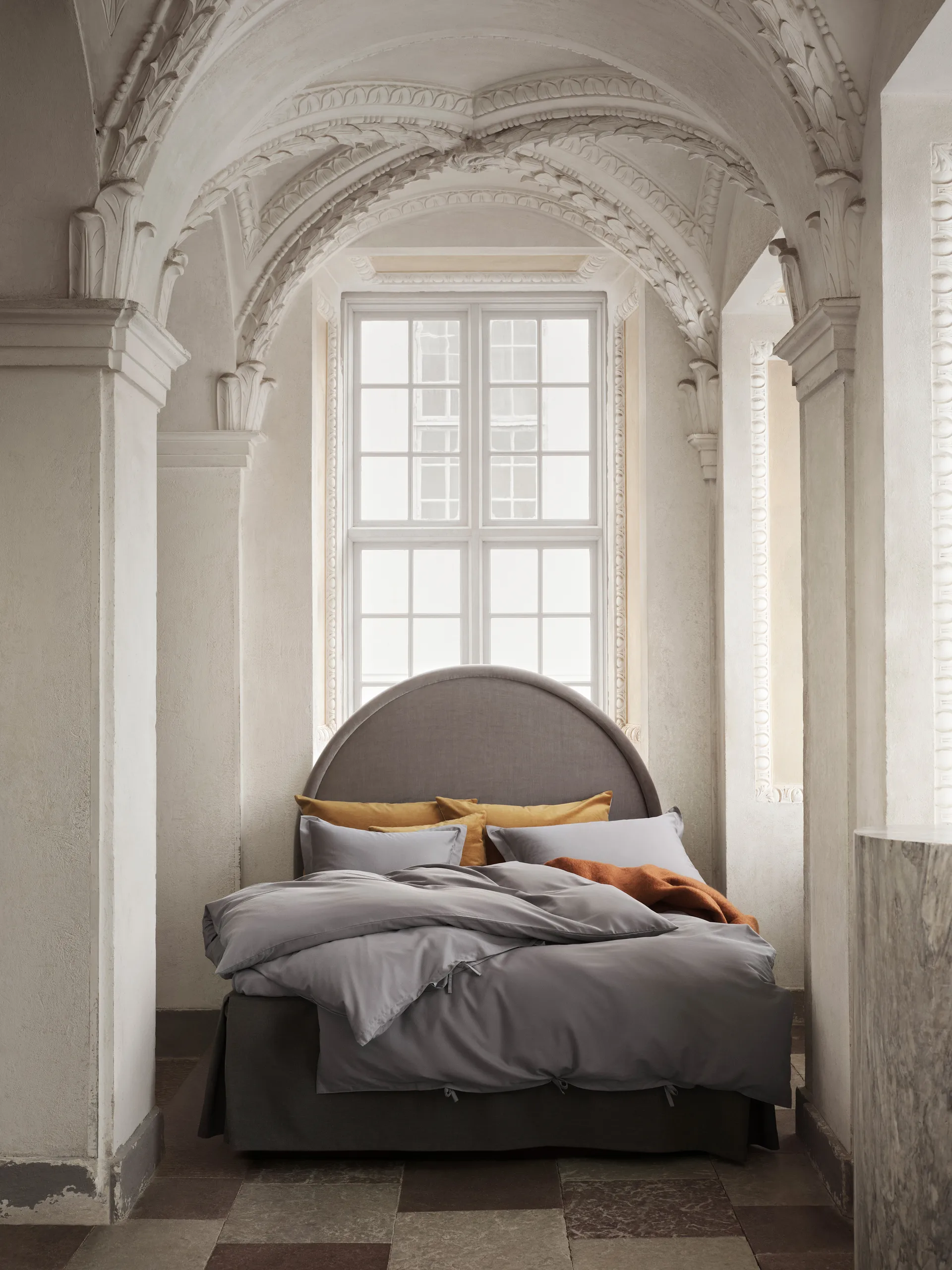 Satina poszwa na kołdrę, szary, 150x210 cm Mille Notti