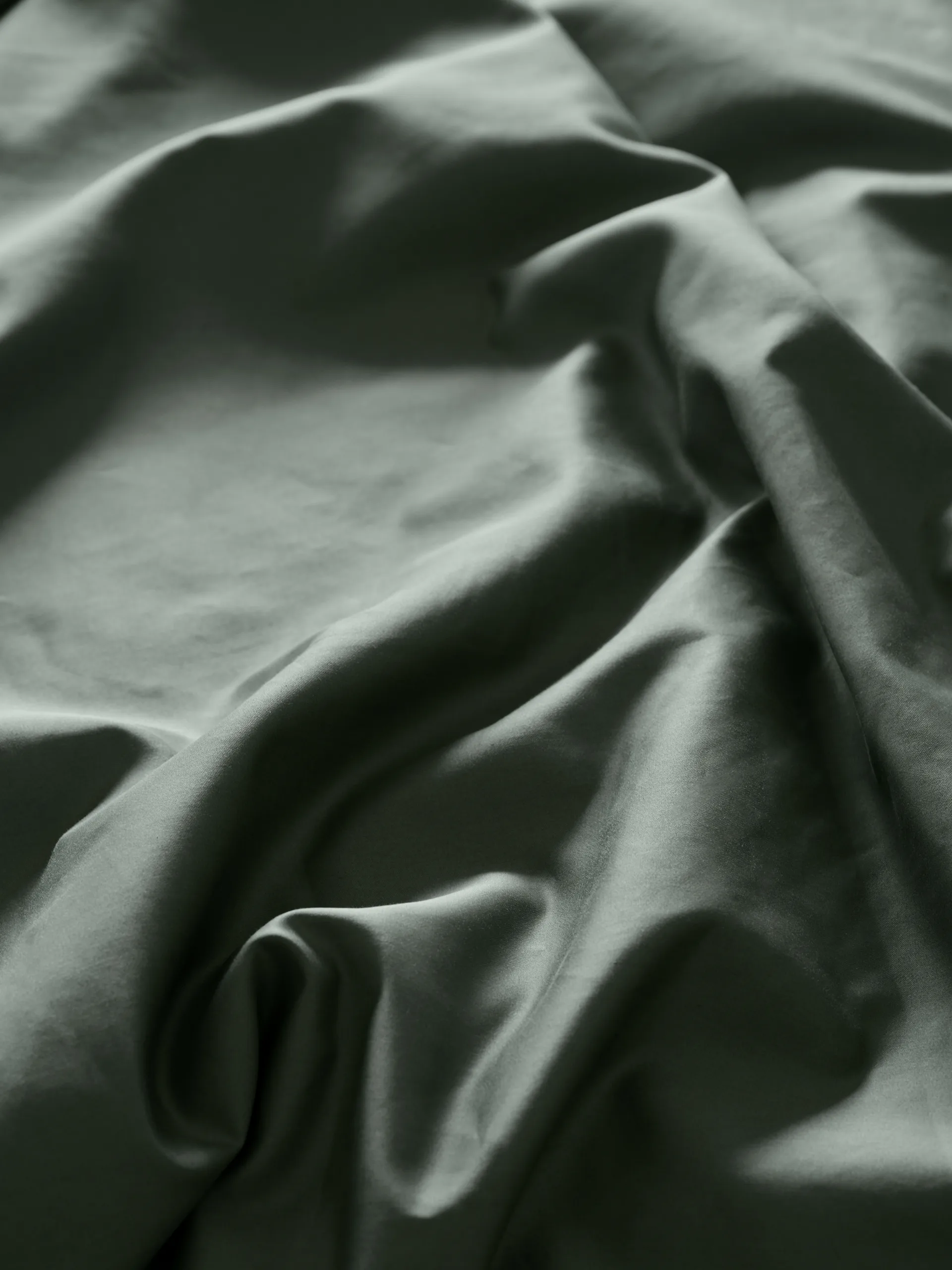 Satina poszwa na kołdrę, Zielony, 150x210 cm Mille Notti