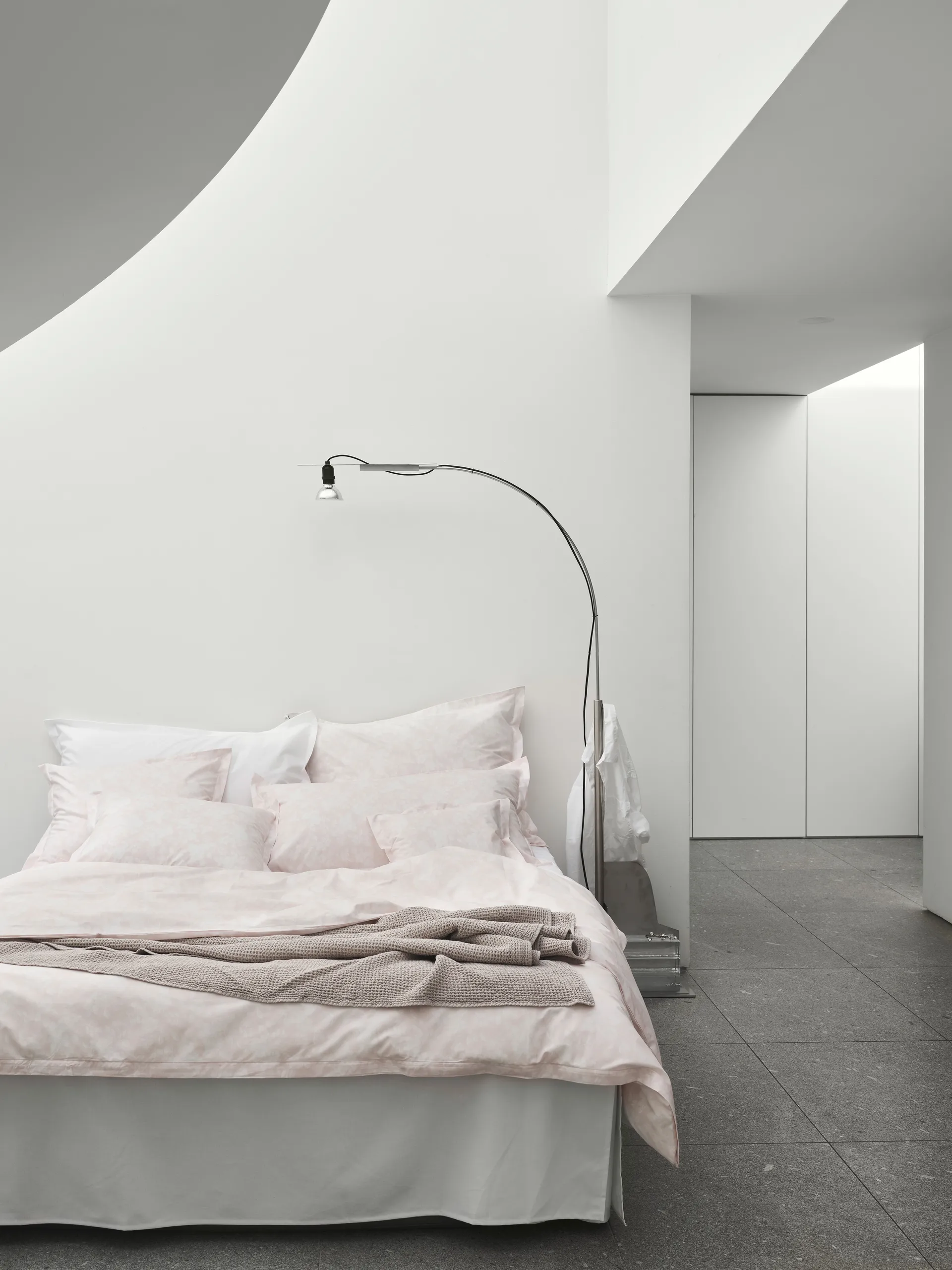 Spódnica do łóżka Napoli, Biały, 180x220x52 cm Mille Notti