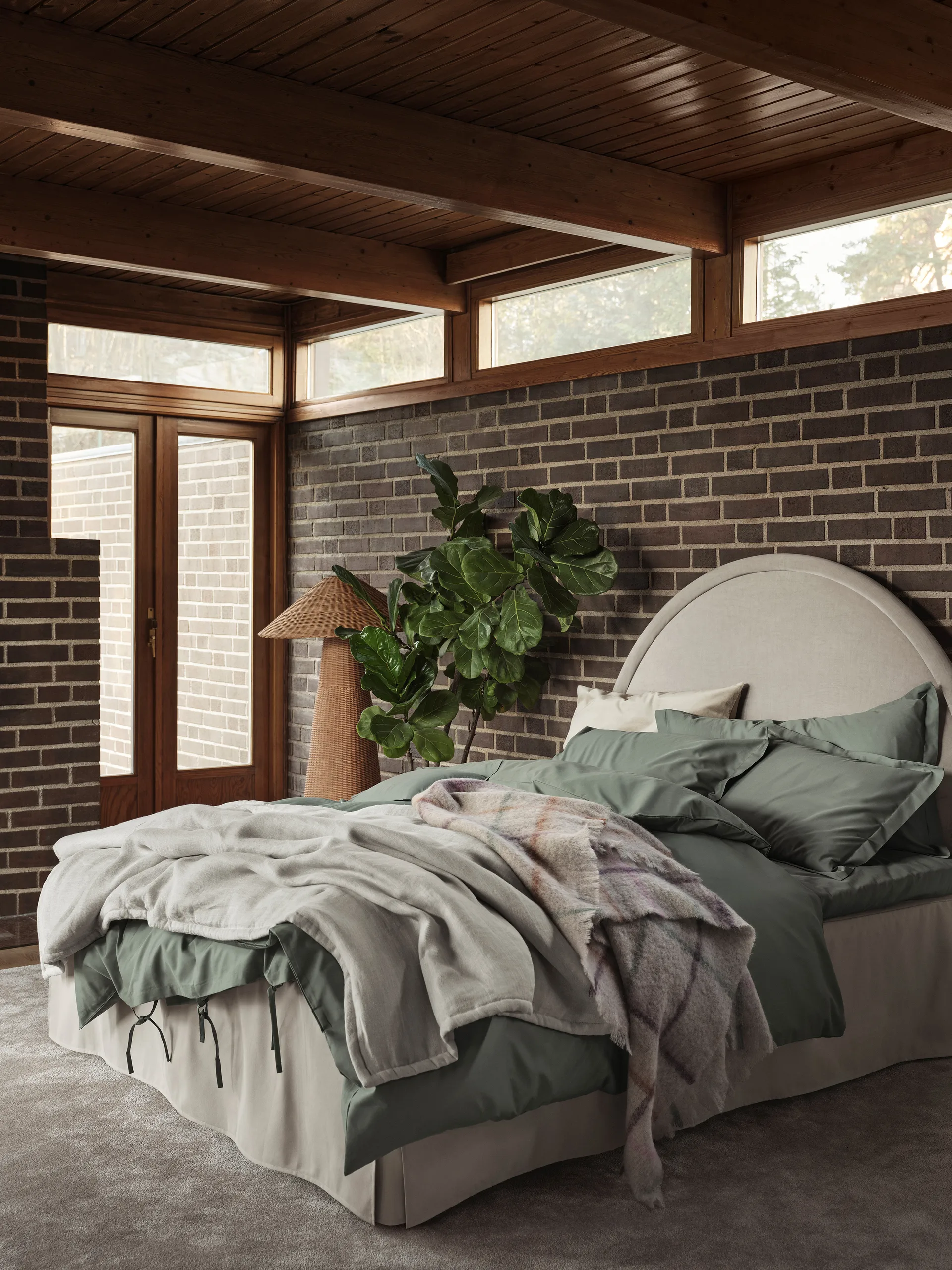 Spódnica do łóżka Napoli, Sand, 160x220x42 cm Mille Notti