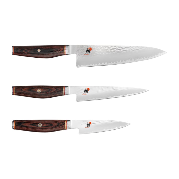 Miyabi Artisan 6000MCT zestaw noży 3 szt. - Drewno - Miyabi