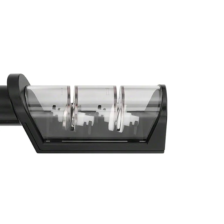 Miyabi Toishi Pro ostrzałka do noży z dwoma kołami ściernymi, czarny Miyabi