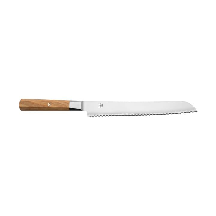 Nóż do chleba 23 cm, Koya 4000FC - Damaskus-brązowa żywica drewniana - Miyabi