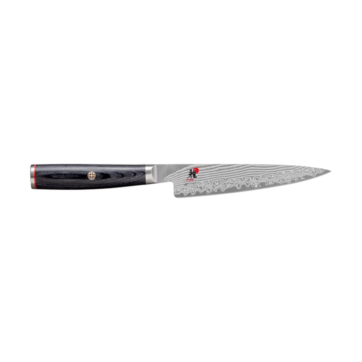 Nóż do obierania Raw 5000FCD shotoh, 13 cm - Damaskus-czarny - Miyabi